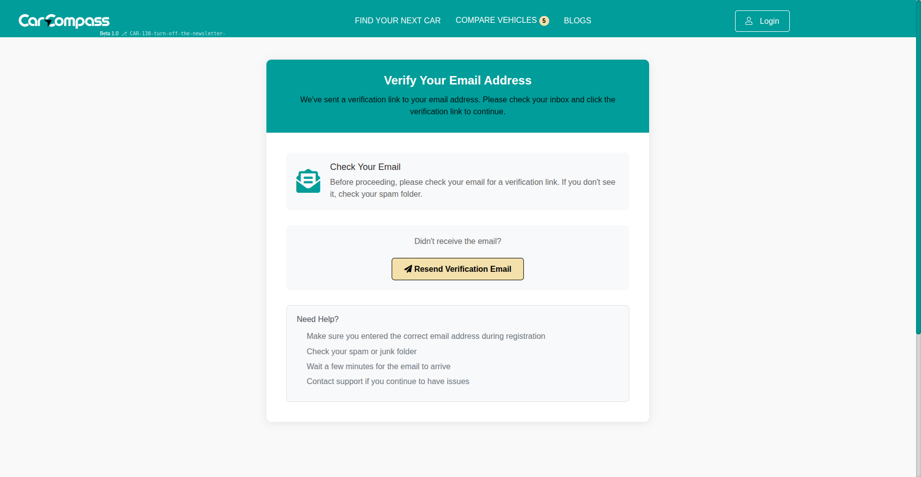 Account Verification